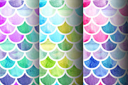 Watercolor Moroccan Patterns, a Pattern Graphic by Vavavka (Thumbnail 3 of 8)