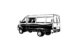 Cargo Van - Delivery Vehicle. Stock, a Transportation Illustration by Digital-Clipart