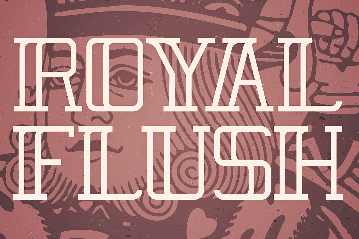 Royal Flush Typeface preview 3