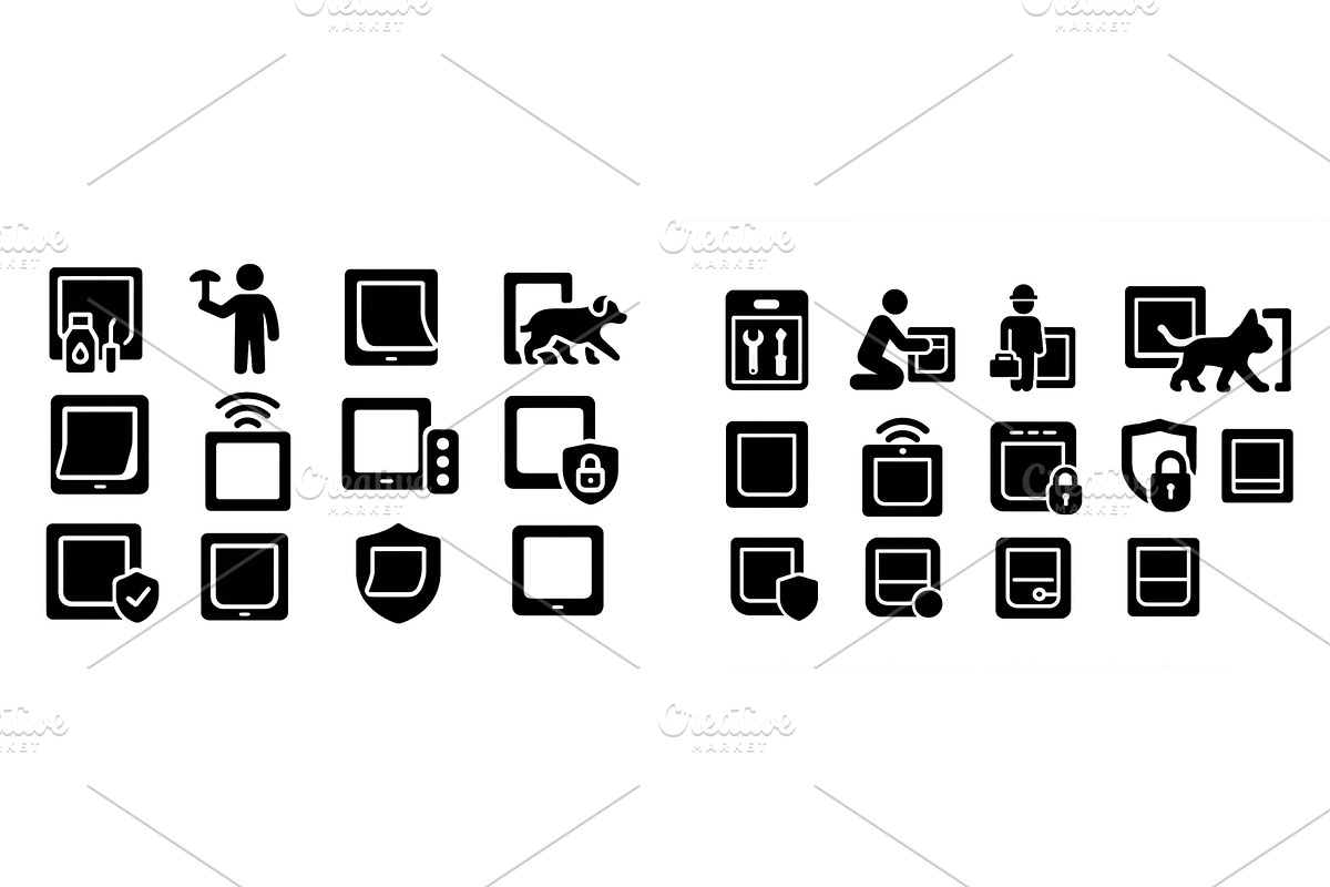 Collection of minimalist repair and, a Technology Illustration by ZinetroN
