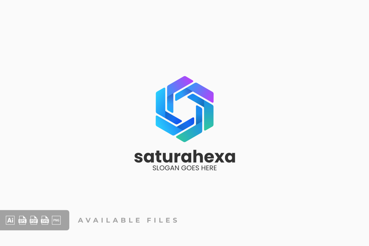 Hexagon Gradient Colorful Logo, a Branding & Logo Template by ivan_artnivora