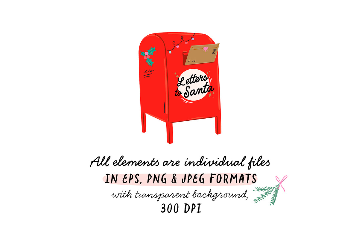 Cozy Christmas Girl Clipart, a Graphic by Ruslana Lubenets (Photo 3 of 21)