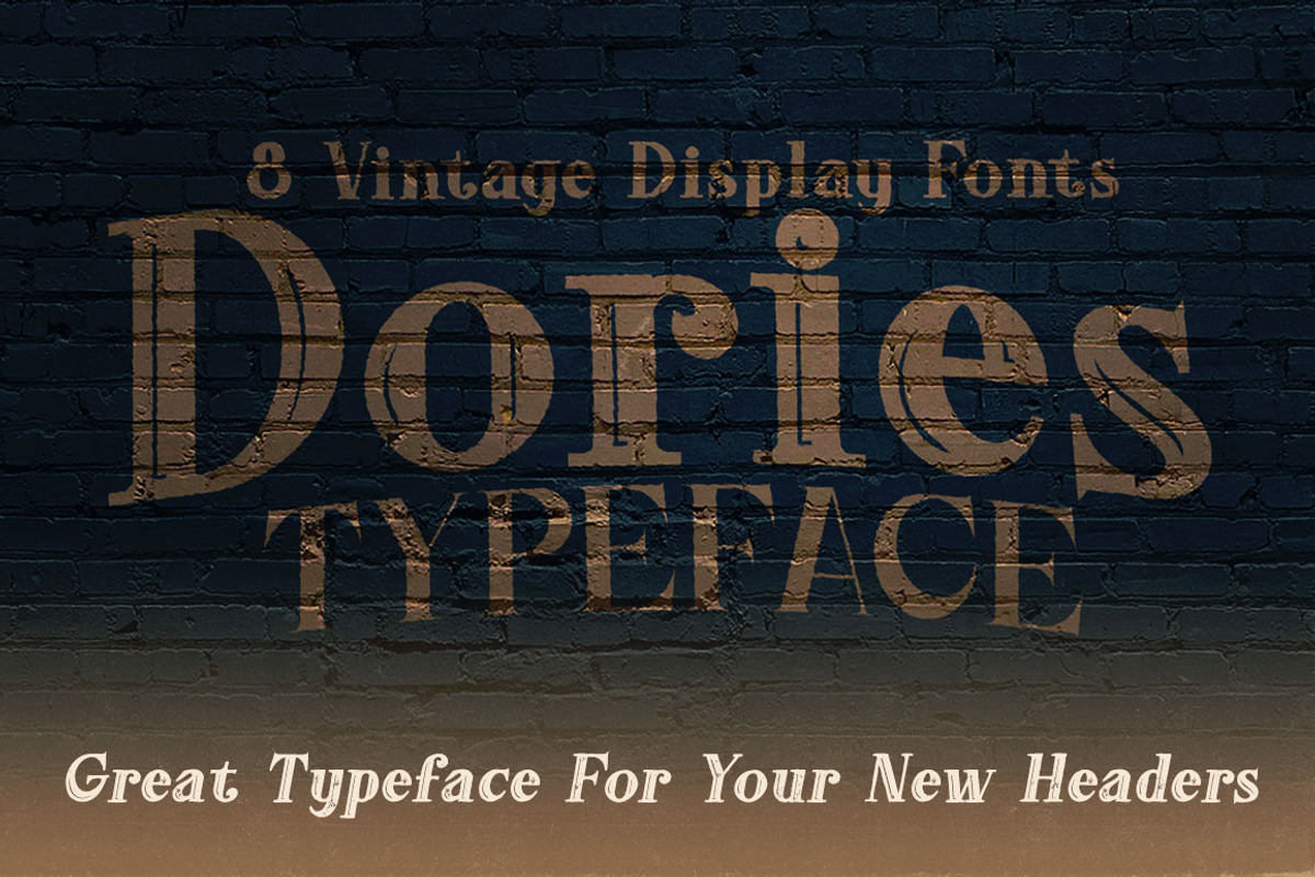 Dories - Display Font preview 5
