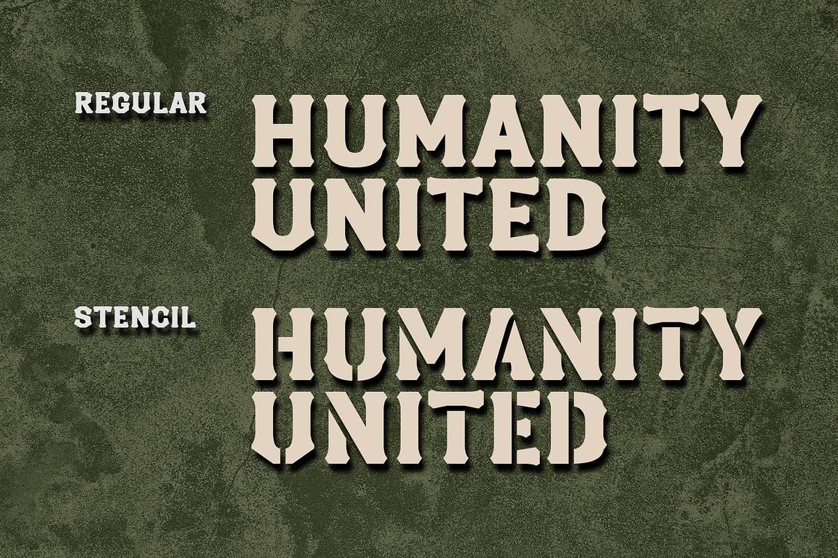 Unthroned – Versatile Military Font, a Serif Font by Almarkhatype (Photo 2 of 11)