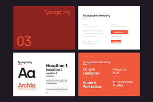 Modern Brand Guidelines Template