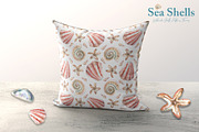 Watercolor Sea Shells Illustrations, a Work Illustration by TanataDesign (Thumbnail 6 of 10)
