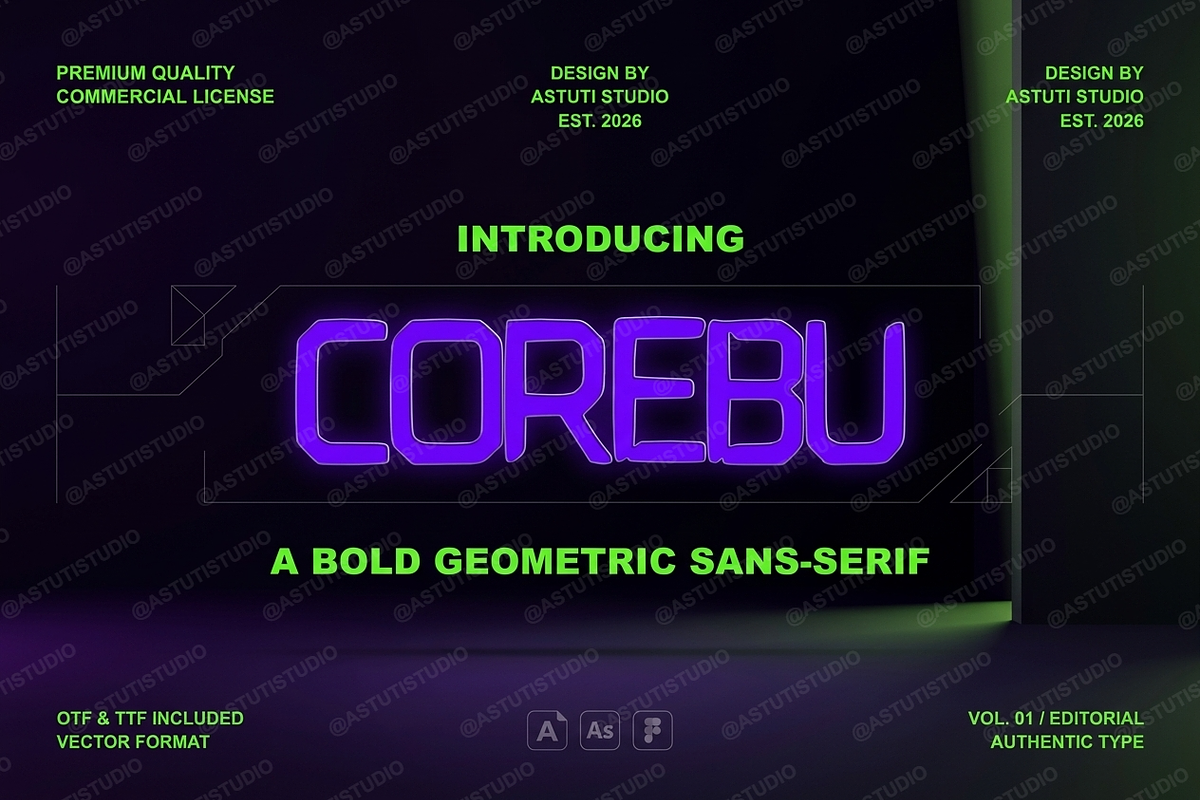 Corebu | Elegant Modern Serif Typefa, a Serif Font by Astuti Studio (Photo 2 of 25)