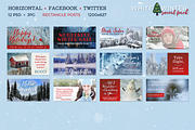 White Winter Social Media Pack, a Social Media Template by Fresh ID (Thumbnail 3 of 4)