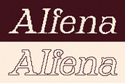 Alfena Pixel, a Serif Font by Craft Supply Co. (Thumbnail 5 of 8)