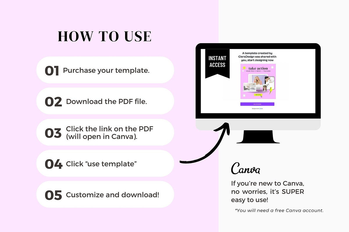 Coach Instagram Templates | Bright, a Social Media Template by Ciera Design Templates (Photo 10 of 10)