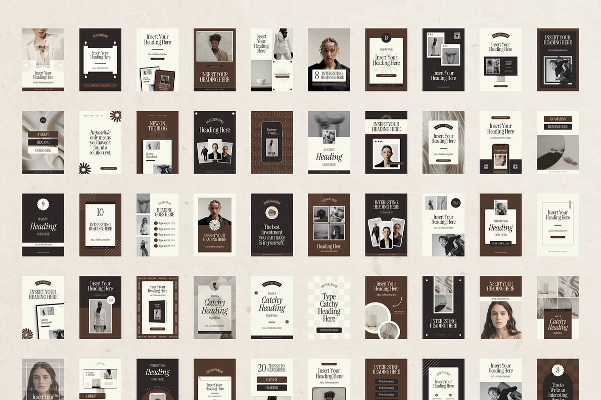 Canva Pinterest Pins Templates, a Marketing Template by Branding Babe Co. (Photo 5 of 6)