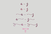 Saldina Script, a Script Font by vanroem (Thumbnail 11 of 13)