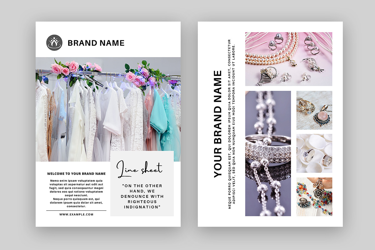 Line Sheet/Catalog, a Stationery Template by Design Zone
