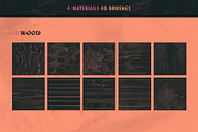 Material Texture Brushes Procreate, a Brush Add-On by Mixergraph (Thumbnail 6 of 10)