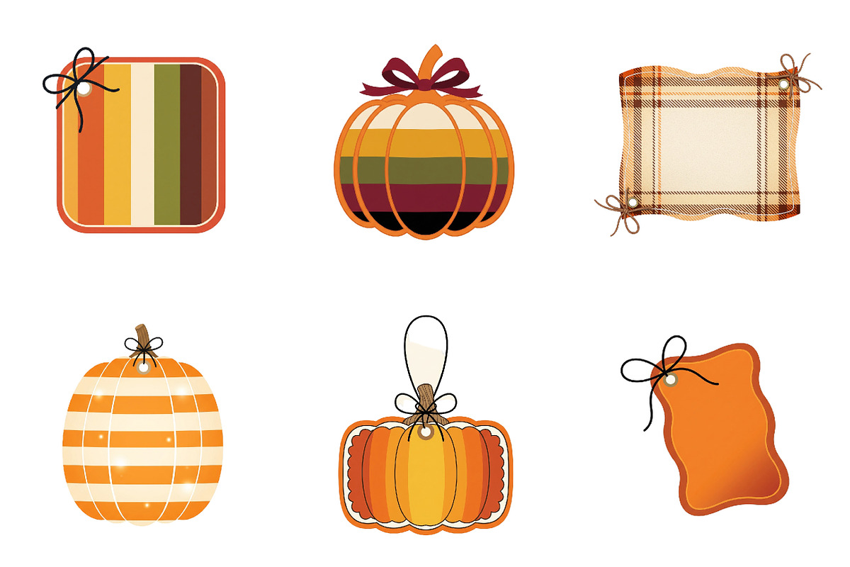 Coquette Fall Halloween Border Frame, an Illustration by SinaCreation (Photo 3 of 7)