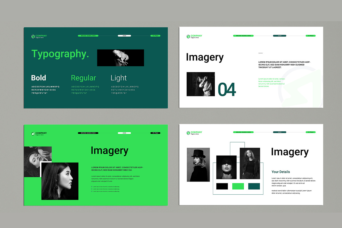 Brand Guidelines Presentation, a Presentation Template by MightyDesign (Photo 5 of 9)