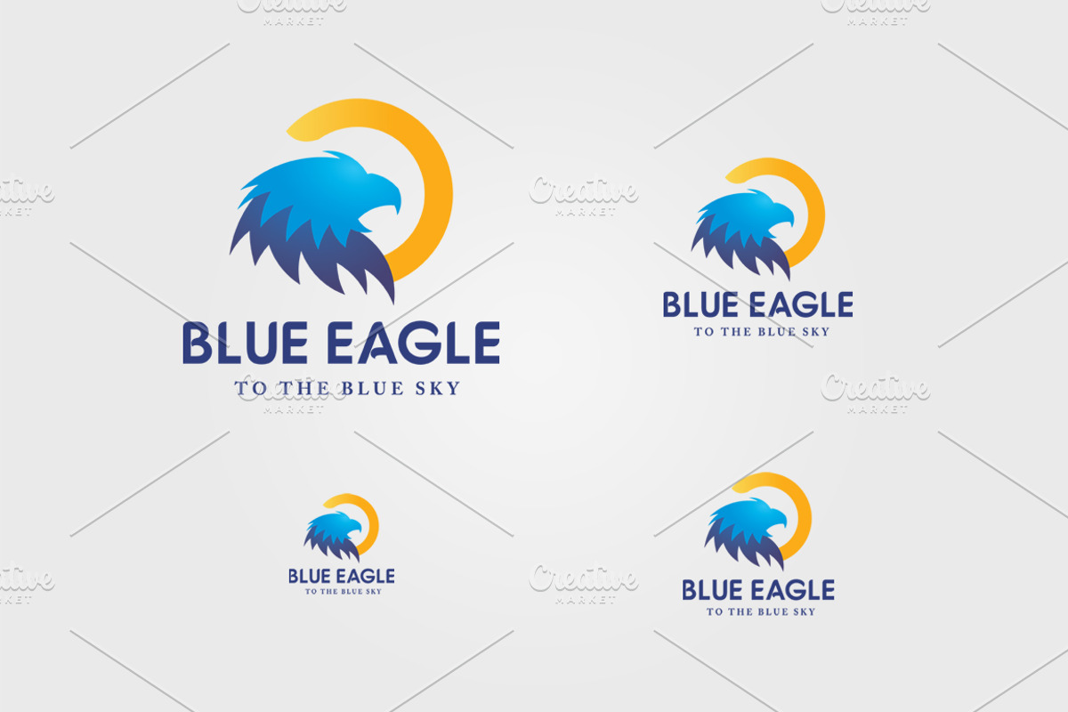 Blue Eagle Logo, a Branding & Logo Template by Arterfak Project