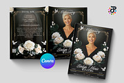 Elegant Canva Obituary Template, a Brochure Template by Protech Design ENT (Thumbnail 1 of 9)