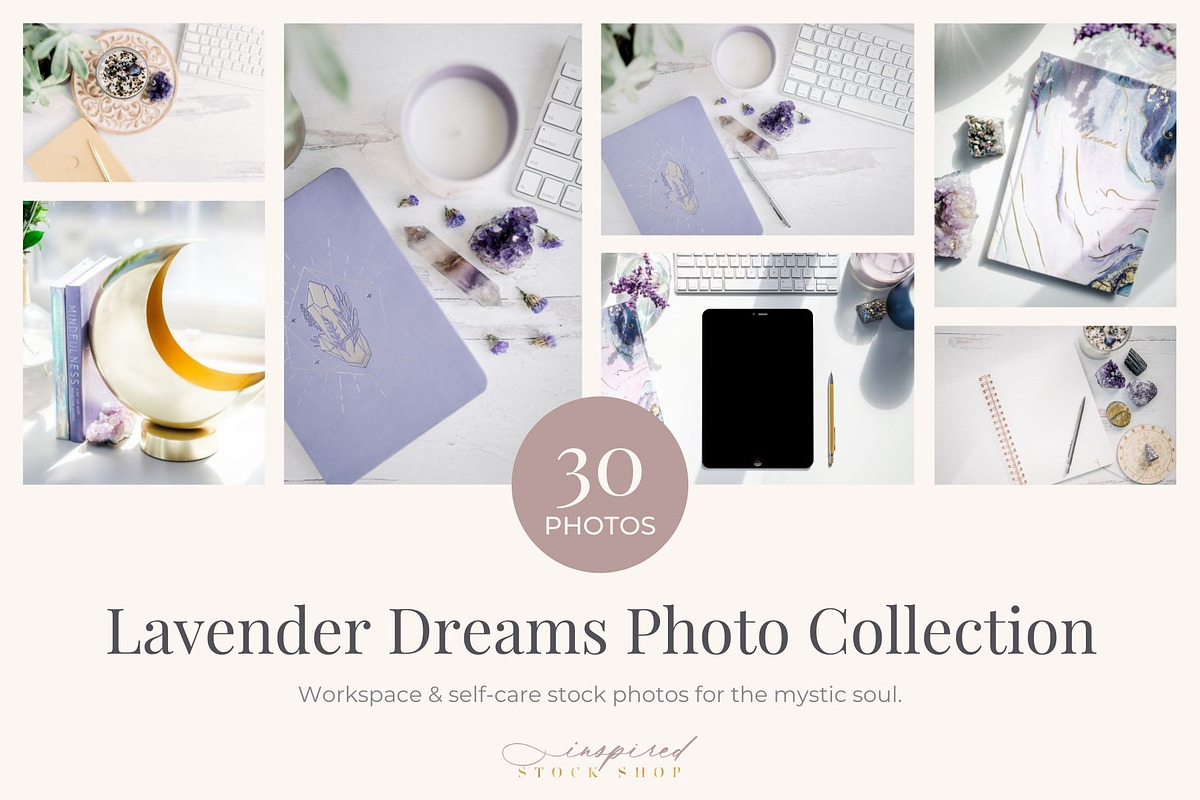 Crystals & Self-Care Stock Photos, a Business Photo by Inspired Stock Shop (Photo 1 of 6)