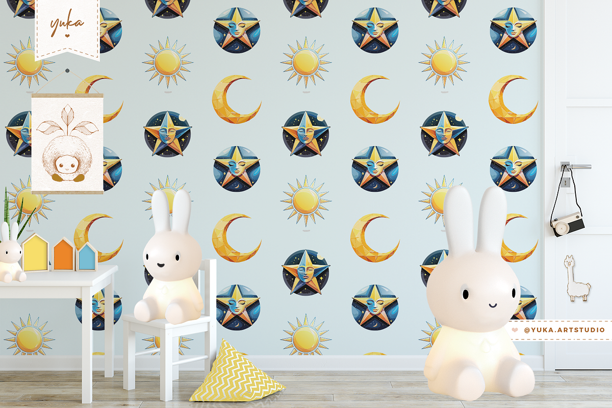 The House of Moon & Sun, a Decorative Illustration by Yuka Baby (Photo 8 of 9)