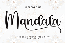 Mandala | Script Font