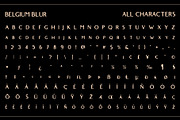 Belgium Blur, a Sans Serif Font by Craft Supply Co. (Thumbnail 8 of 8)