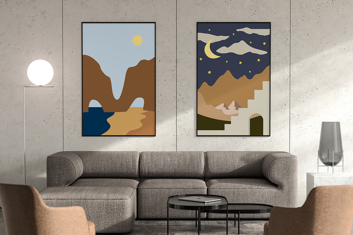 Abstract Landscape Creation Kit, a Texture Illustration by Alisha Gronska (Photo 5 of 10)