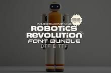 Robotics Font Bundle - 55 Fonts!