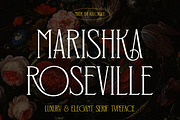 Marishka Roseville Serif Font, a Serif Font by Kulokale (Thumbnail 1 of 10)