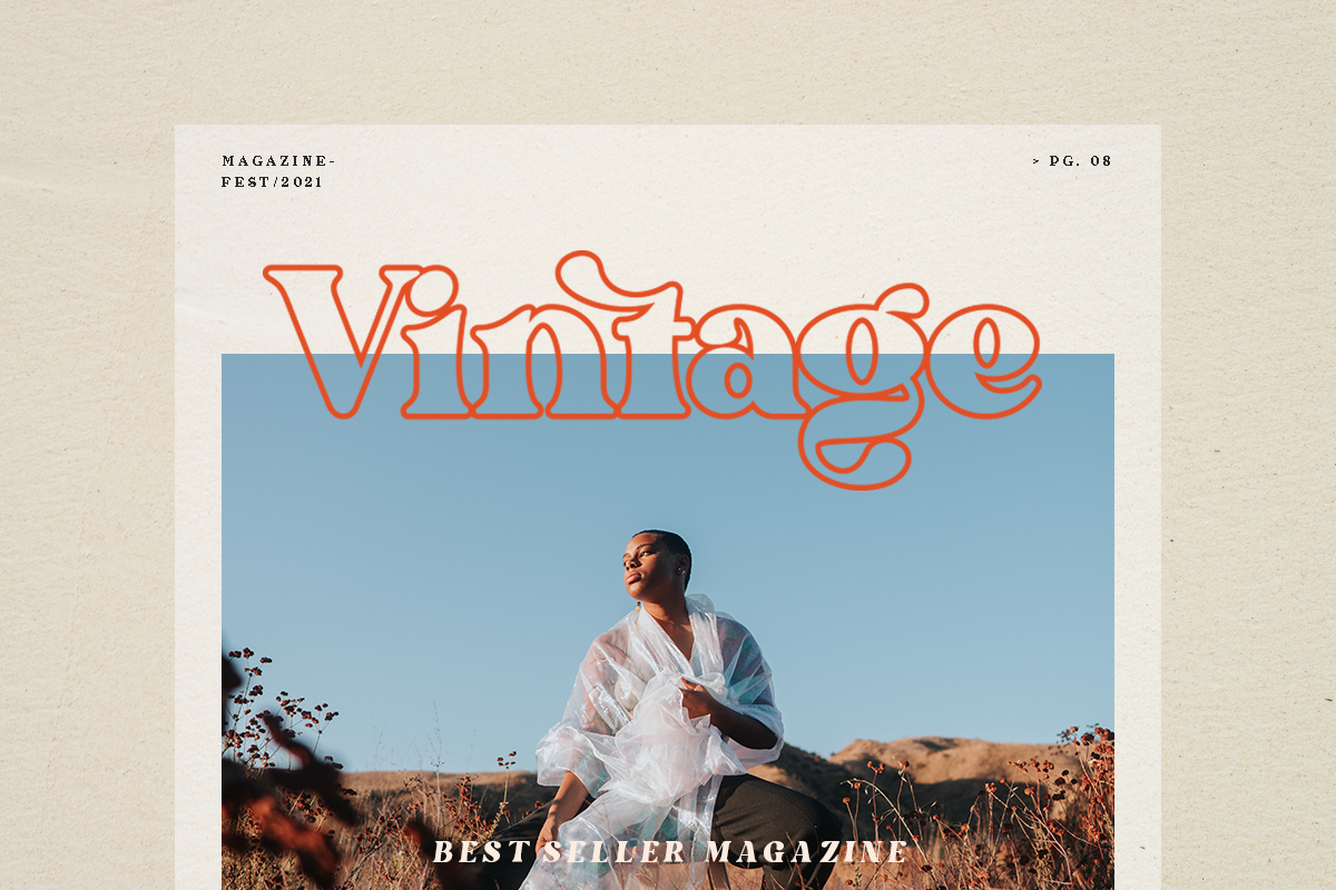 Bright - Modern Retro (New Update!), a Serif Font by Dharmas Foundry (Photo 2 of 16)