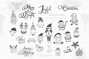 Doodle Christmas Svg png lineart 128, an Illustration by Drawberx (Thumbnail 7 of 11)