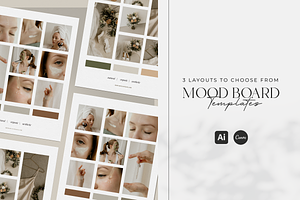 Mood Board Templates Set