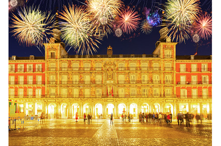 Plaza Mayor in Madrid, Spain, an Architecture Photo by Neirfy