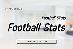 Football Stats, a Serif Font by Wow Magic