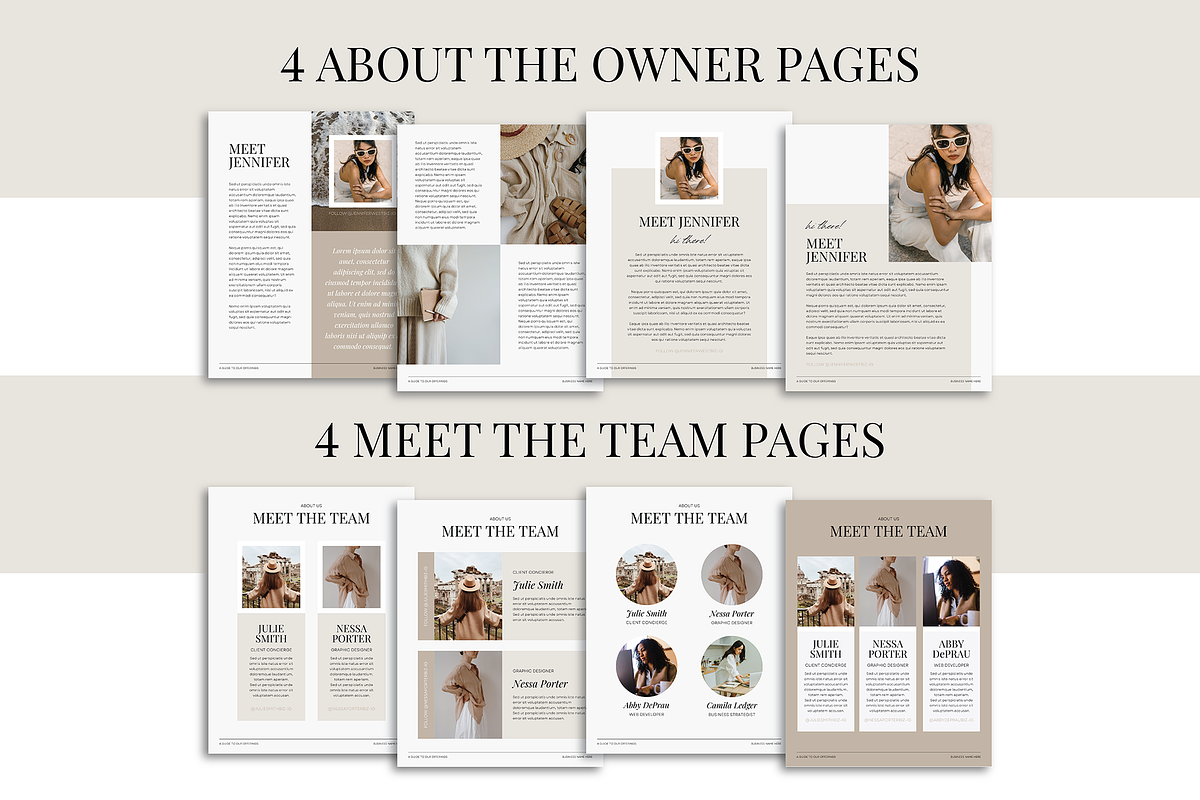 Neutral Client Inquiry Brochure, a Marketing Template by Admire Design (Photo 16 of 19)