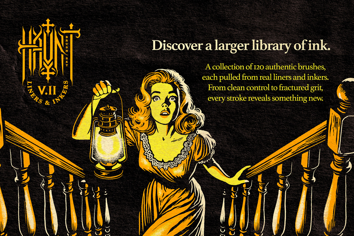 Haunt Vol.2 (Illustrator), a Brush Add-On by G.A.R.M. Company (Photo 6 of 7)
