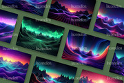 18 Acidwave Digital Wallpapers, a Wallpaper Graphic by Incomelion (Thumbnail 5 of 6)