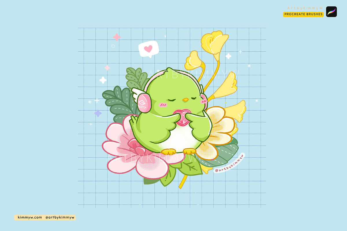 Procreate Kawaii Sneaker Brush Pack, a Brush Add-On by Artbykimmyw (Photo 8 of 9)