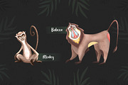 Wild Africa. Safari animals clipart, an Animal Illustration by Samnay Arts (Thumbnail 6 of 12)