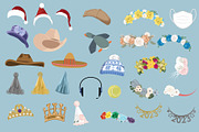 Dog Accessories Clip Art Bundle, an Illustration by Putnam Road Art (Thumbnail 2 of 4)