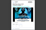 Electro Night Party Flyer, a Social Media Template by Flyer Arts (Thumbnail 3 of 4)
