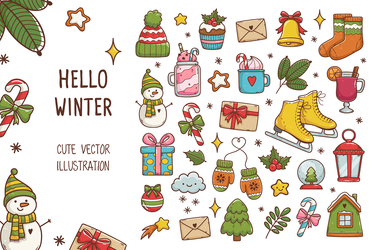 Hello Winter, a Decorative Illustration by Imaginasty (Photo 1 of 3)