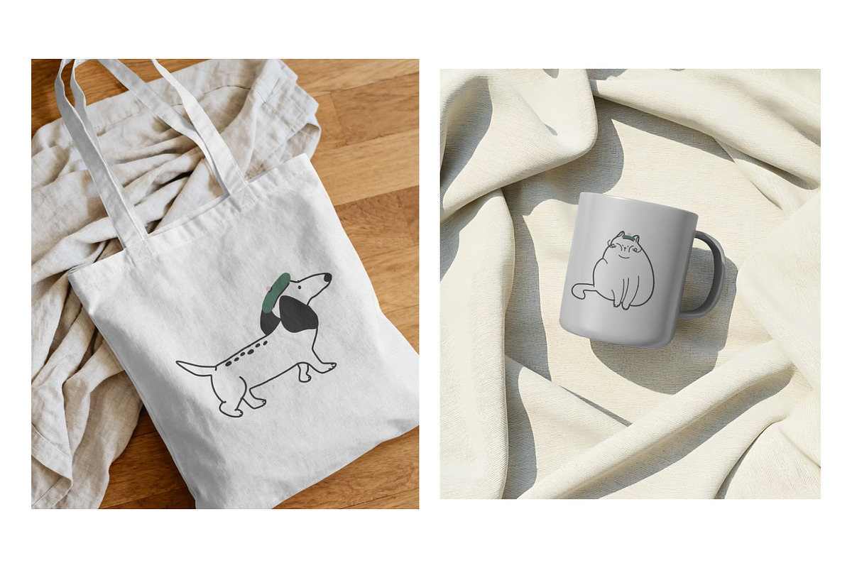 Domestic Pets Vector Illustrations, an Animal Illustration by Luamor (Photo 8 of 10)