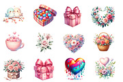Valentine's Day Clipart, an Illustration by Designworld (Thumbnail 4 of 5)