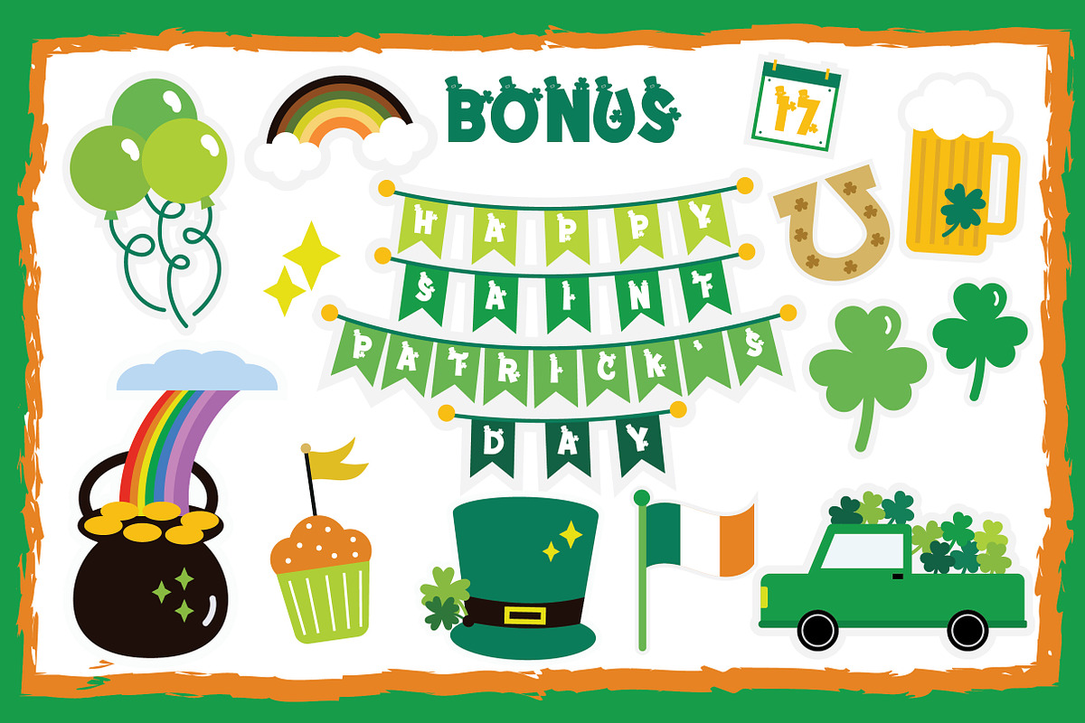 Lucky Clover Font, a Font by caocastudio (Photo 3 of 4)