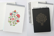 Pack of floral ornaments and pattern, a Decorative Illustration by Dainia (Thumbnail 2 of 3)