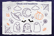 Halloween Procreate Stamp Brushes, a Decorative Illustration by InkPrintsTattoo (Thumbnail 6 of 9)