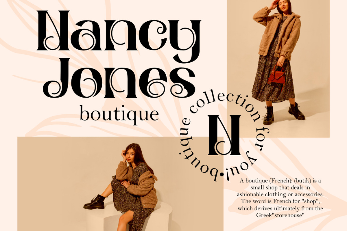 Layla - Display Serif Font, a Sans Serif Font by PutraCetol Studio (Photo 4 of 11)