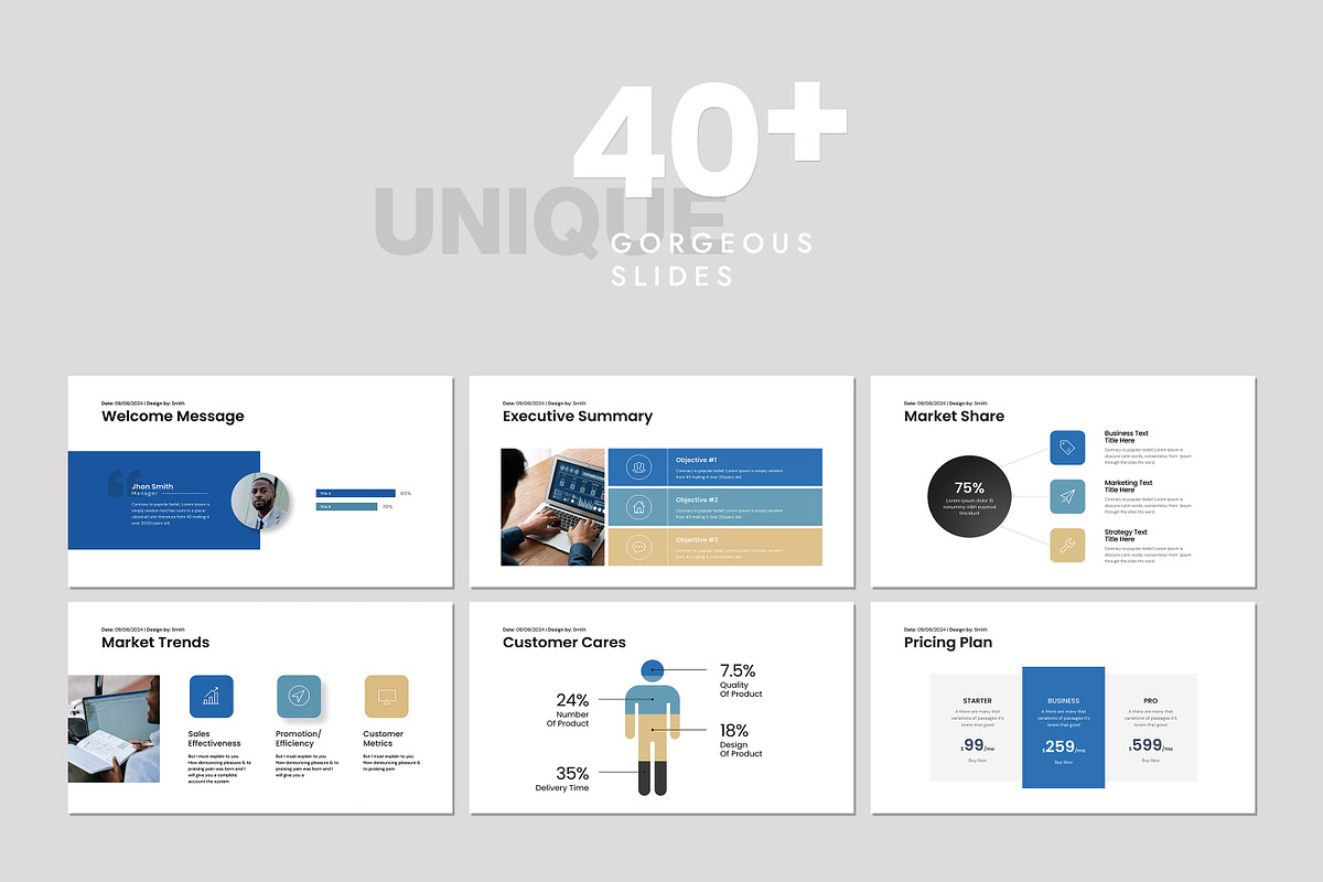 Investor Pitch Deck Presentation, a Presentation Template by SlideStock (Photo 4 of 10)