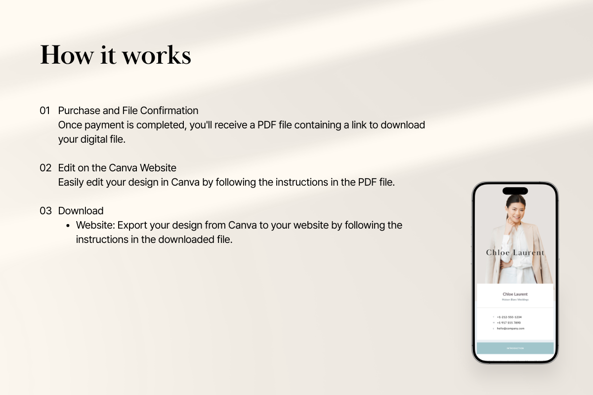 High-End Wedding Planner Link in Bio, a Landing Page Template by batang (Photo 4 of 5)